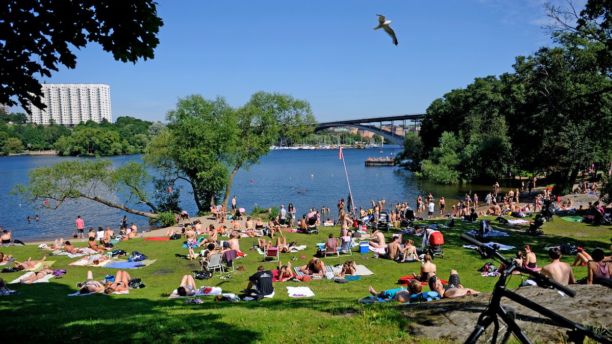 Stockholm blir en av de varmaste platserna i landet. 